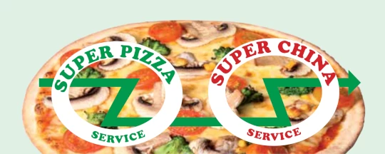 Logo Super Pizza &  China Stuttgart